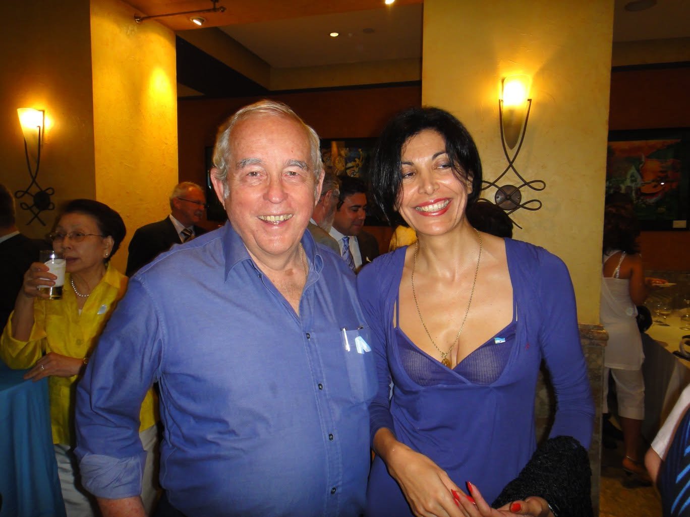 Norma and Gary at an international product presentation in Manila, Philippines